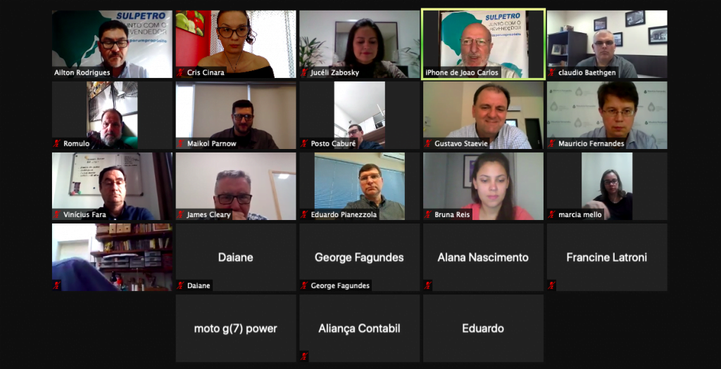 Revendedores das Regionais de Bagé, Santana do Livramento, São Gabriel e Uruguaiana participam de evento virtual do Sulpetro