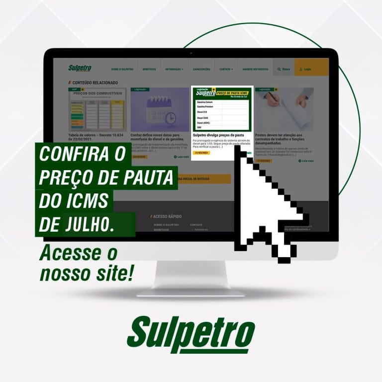 Preço de pauta – 2ª quinzena de julho de 2026